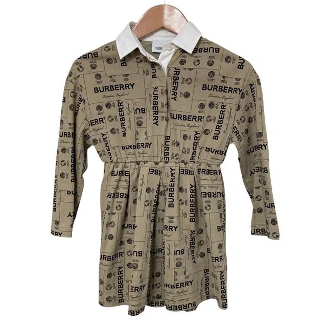 Burberry Logo Shirt Dress from LuxUness