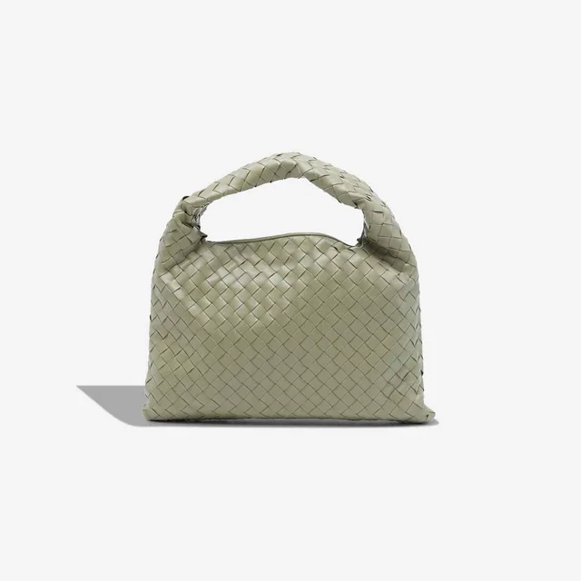Bottega Veneta Hobo Medium Lamb Khaki in Green Lambskin from SACLÀB, photo 2 of 6