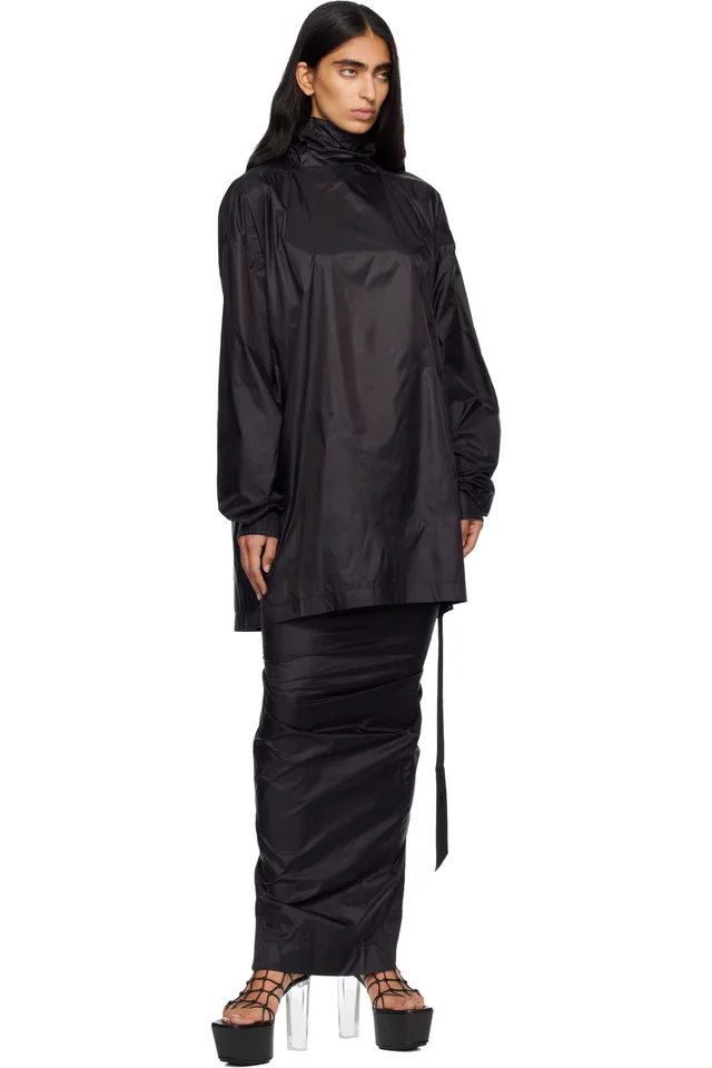 Rick Owens DRKSHDW Black Concordians Jumbo Turtleneck, photo 4 of 4 from SSENSE