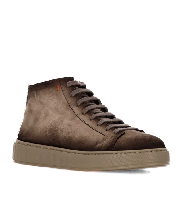 Santoni leather high-top sneakers, photo 2 of 4 from SENSER