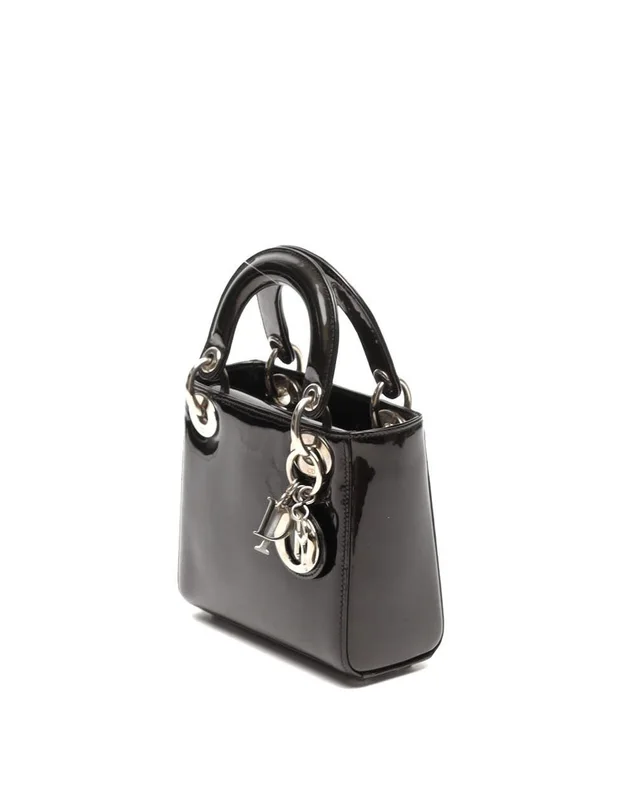 Mini Lady Dior Patent Leather Bag in Patent leather from A Retro Tale, photo 2 of 8