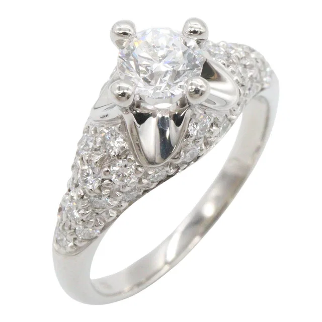 Bvlgari Corona Pt950 Diamond Ring Size 5 from LuxUness