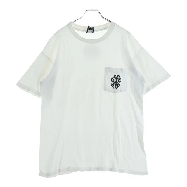 Chrome Hearts Vintage Vine Daga Print Backhorse Shoe Short Sleeve T-Shirt White in White from The Reluxe