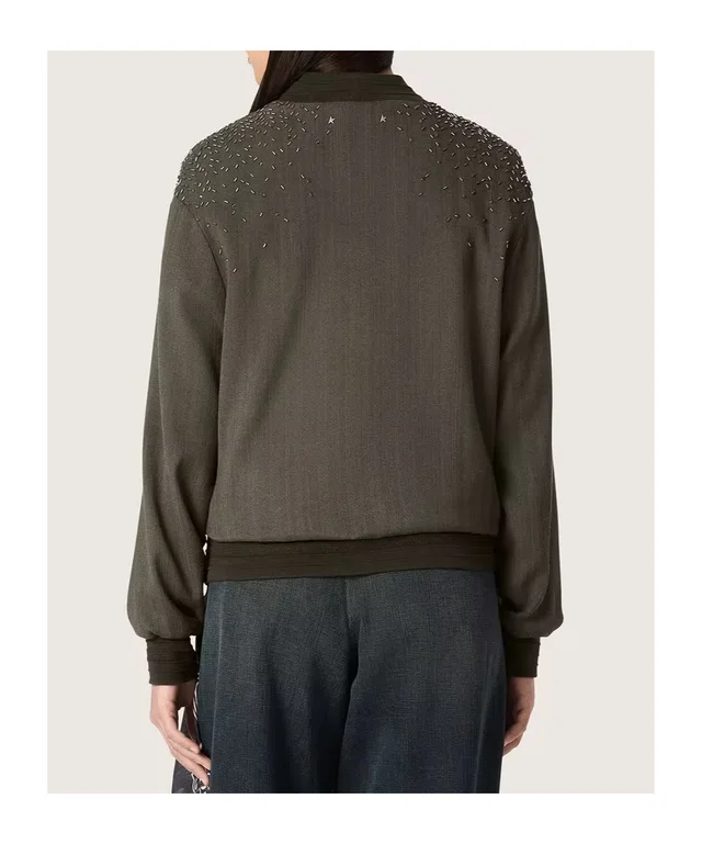 Golden Goose Deluxe Brand V-Neck Embellished Cardigan, photo 5 of 7 from SENSER
