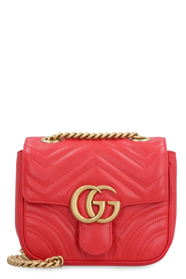 Gucci Shoulder Bag — Red Lamb in Red Lambskin from HEWI