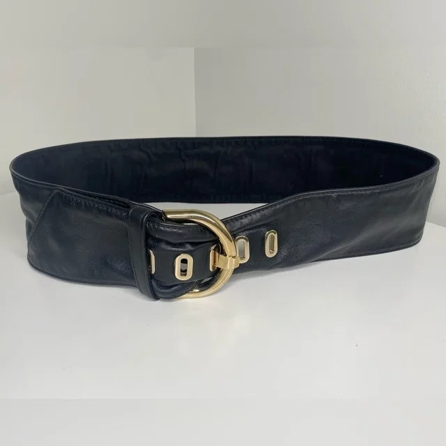Bally Women's Belt in black|gold Leather from Poshmark