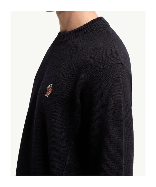 Moncler Grenoble Logo-Patch Crewneck Jumper, photo 5 of 6 from SENSER