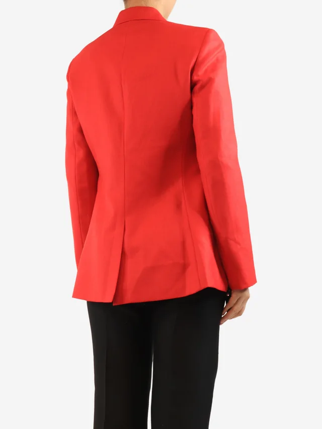 The Row Red wool-blend blazer - size UK 12 in Red Wool from Sign of the Times, photo 2 of 2