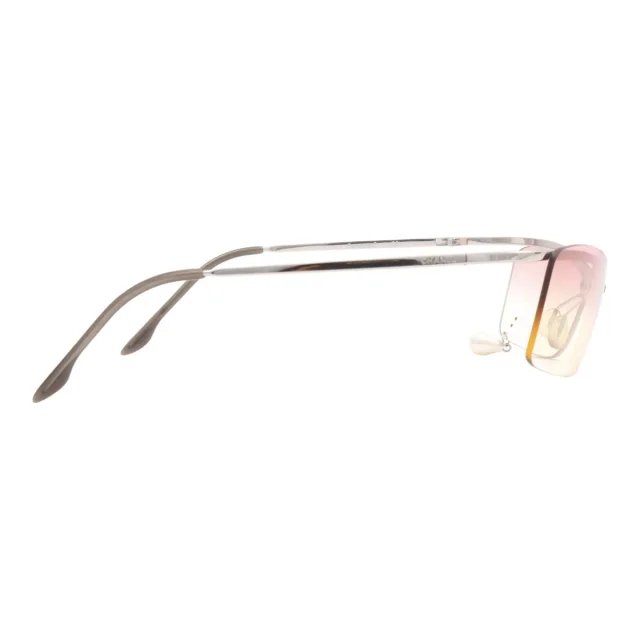 Chanel Logo plate drop charm rimless sunglasses pink from VINTAGE QOO TOKYO, photo 4 of 10