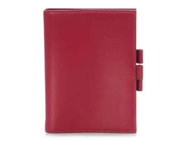 Hermès Medium Pink Box Calfskin Vision Agenda Cover in Pink Calfskin from Ann's Fabulous Finds