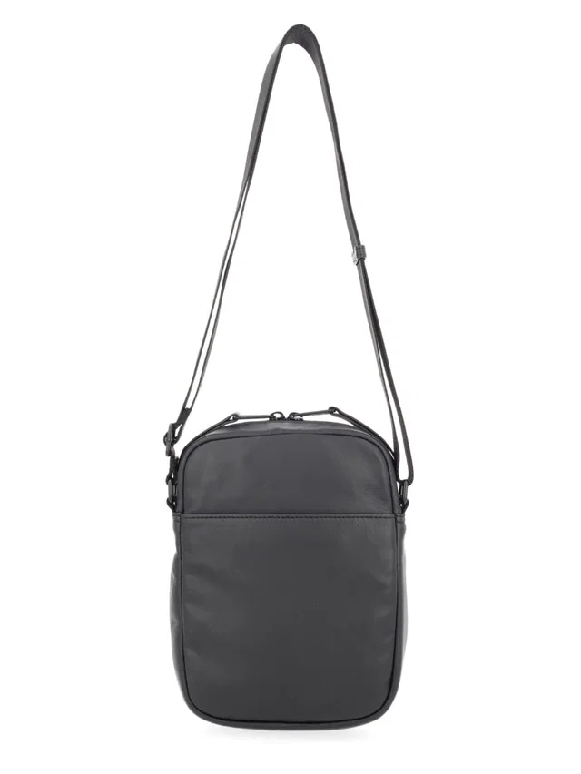 Diesel Rave X Crossbody Bag — Black Ovine Leather in Black Leather from HEWI