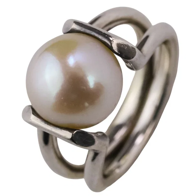 Tiffany & Co. HardWear Fresh Water Pearl Ring Silver in Silver from The Reluxe