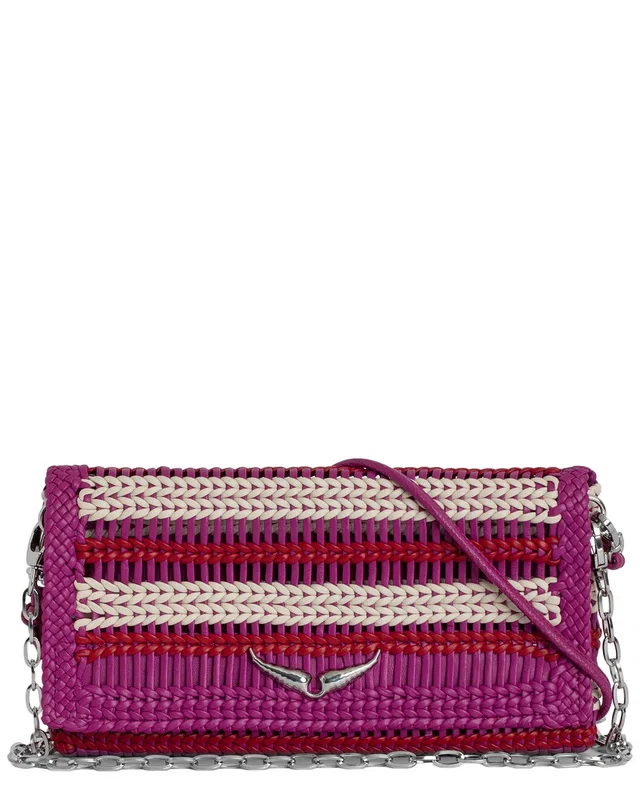 Zadig & Voltaire Rock Eternal Leather Braiding Crossbody, image 1 of 1 from Rue La La