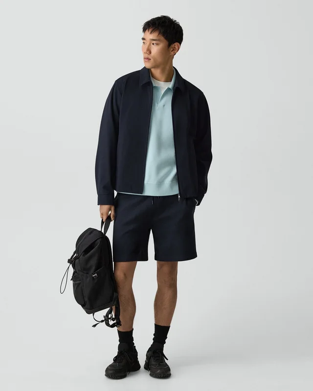 Theory Blouson Jacket in Precision Ponte, photo 6 of 6 from Theory