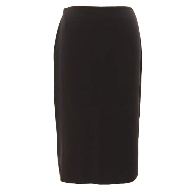 Hermès Wool Tight Skirt #36 Brown in Brown Wool from VINTAGE QOO TOKYO