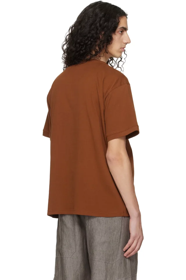 Serapis Tan Waistband T-shirt, photo 3 of 4 from SSENSE
