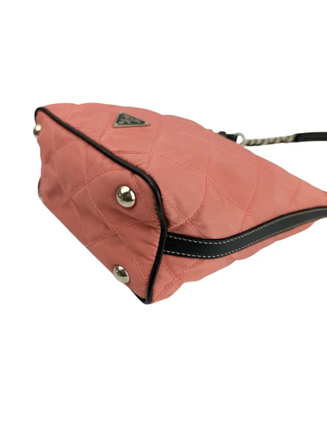 Prada Quilted Shoulder Bag in Pink Nylon from Season 2 Consign, photo 2 of 2