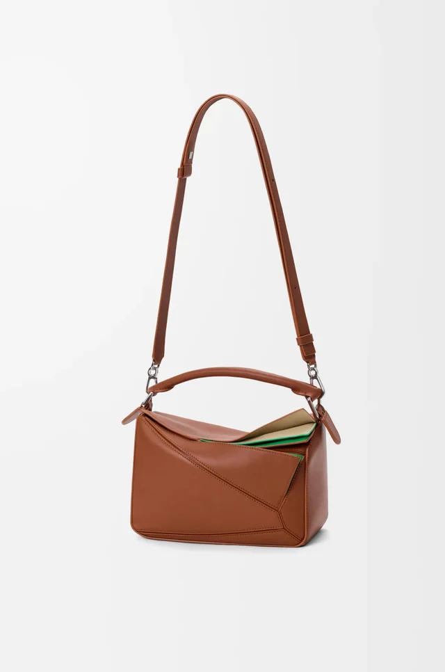 Loewe Puzzle leather tote bag, photo 6 of 8 from SENSER