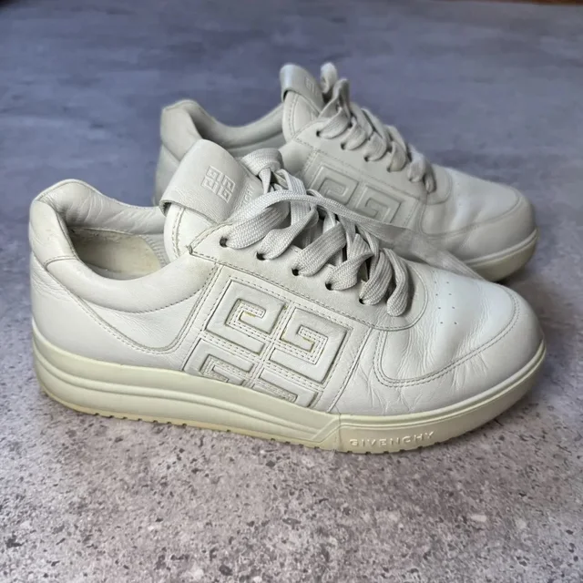 Givenchy G4 Logo Sneaker in white from Grailed