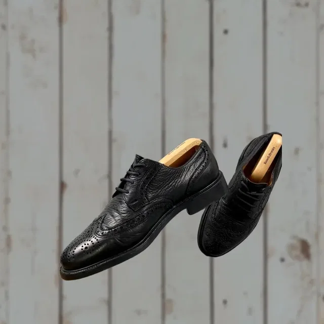 Bally Vintage Leather Slip On Shoes Men Size 9 Black in black Leather from Grailed