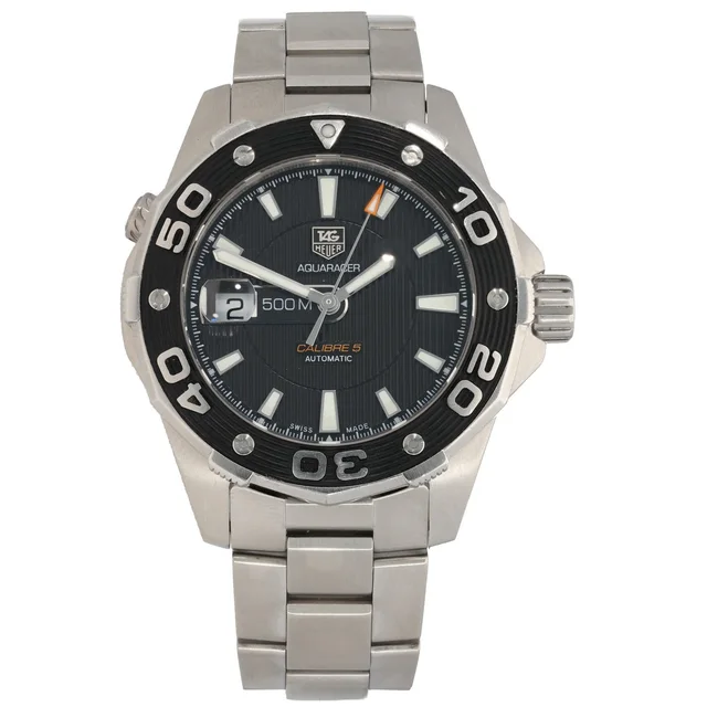 TAG Heuer Aquaracer WAJ2110 43mm Stainless Steel Watch from H&T