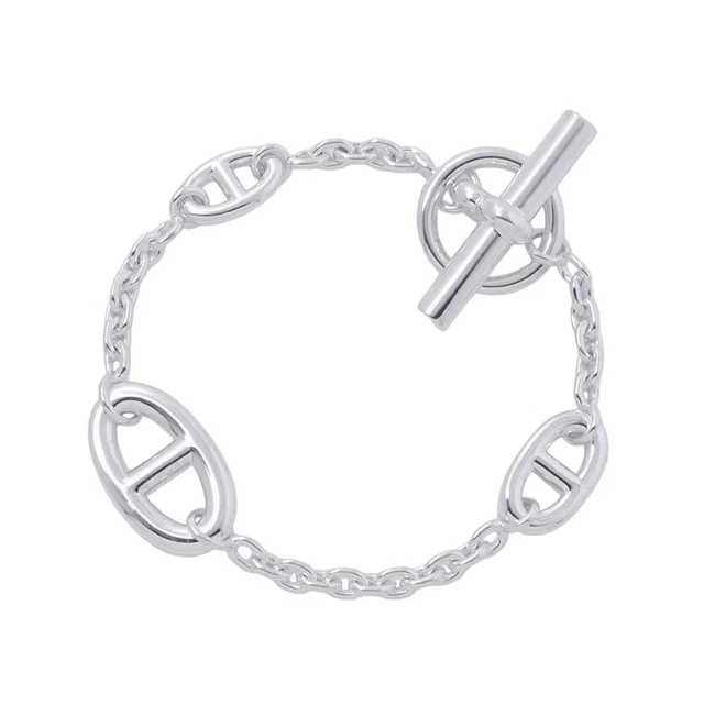Hermès Chaine d'Ancre Farandole Bracelet Size LG SV925 from GALLERY RARE