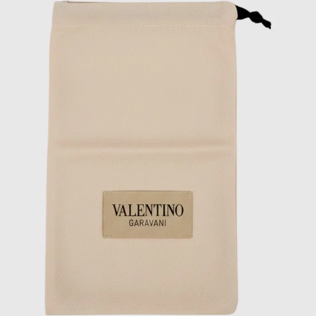 Valentino Garavani Cream Twill Dust Bag Black Drawstring Ribbon Authentic Design in Black from Poshmark