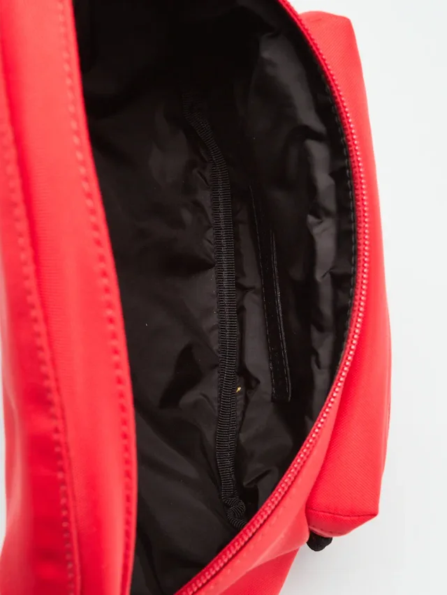 Balenciaga Red Recycled Nylon Logo Embroidered Wheel Belt Bag in Red Nylon from Yoogis, photo 10 of 13
