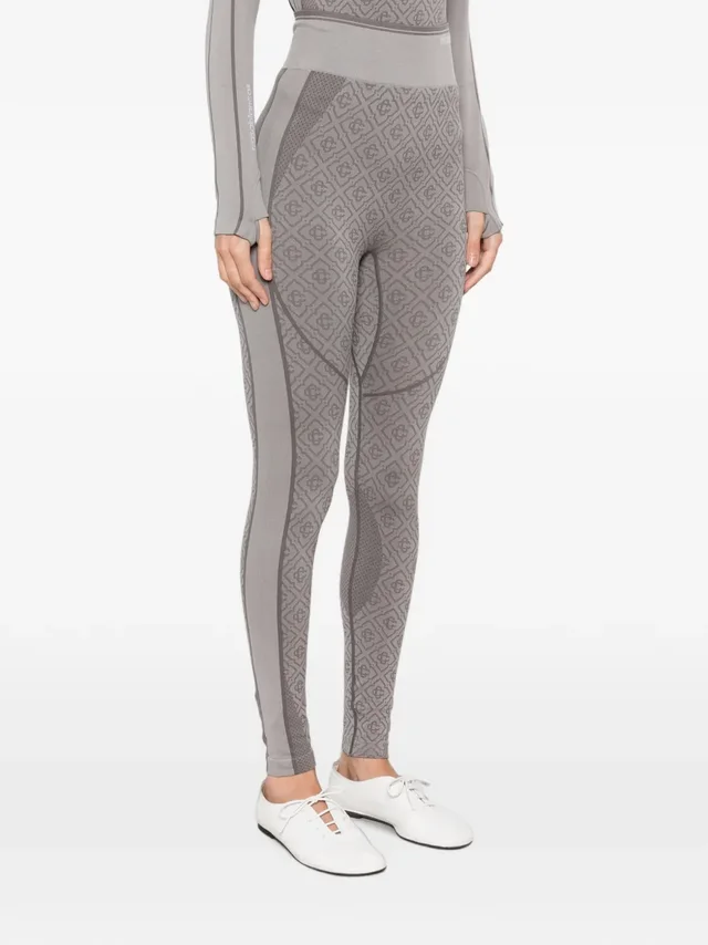 Casablanca monogram-pattern leggings, photo 4 of 6 from SENSER