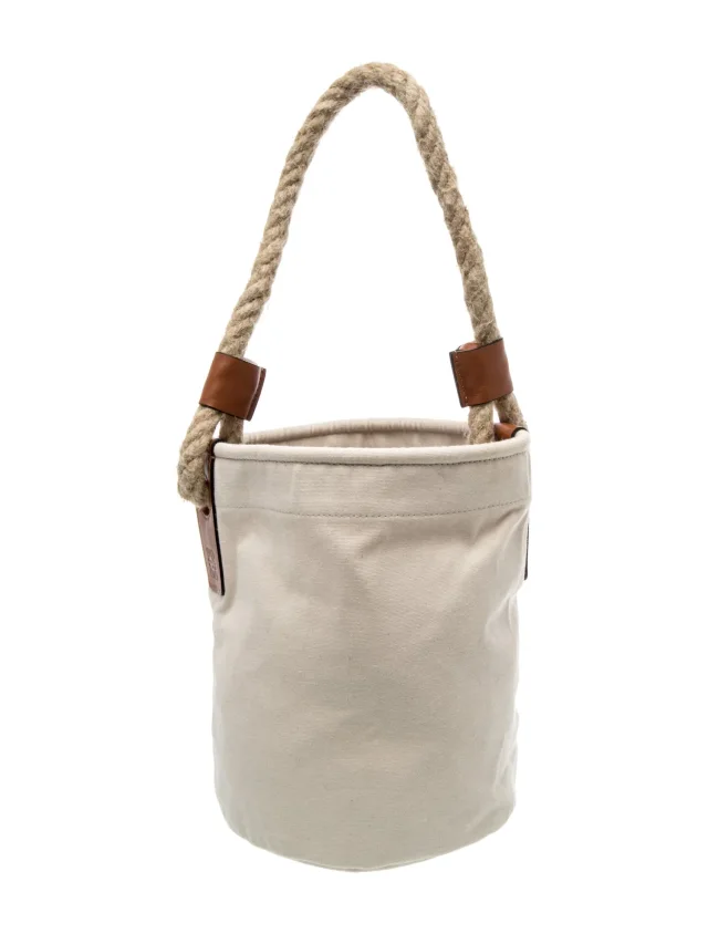 Loewe Canvas Bucket in Canvas from The RealReal