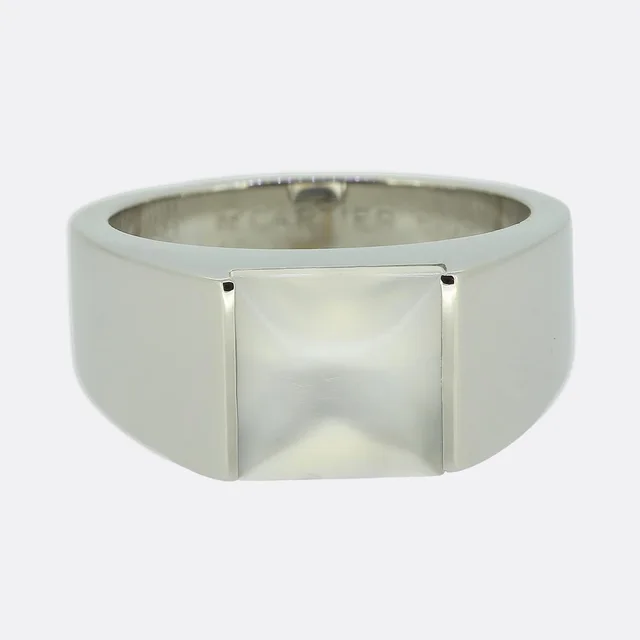 Cartier Moonstone Tank Ring from The Vintage Jeweller