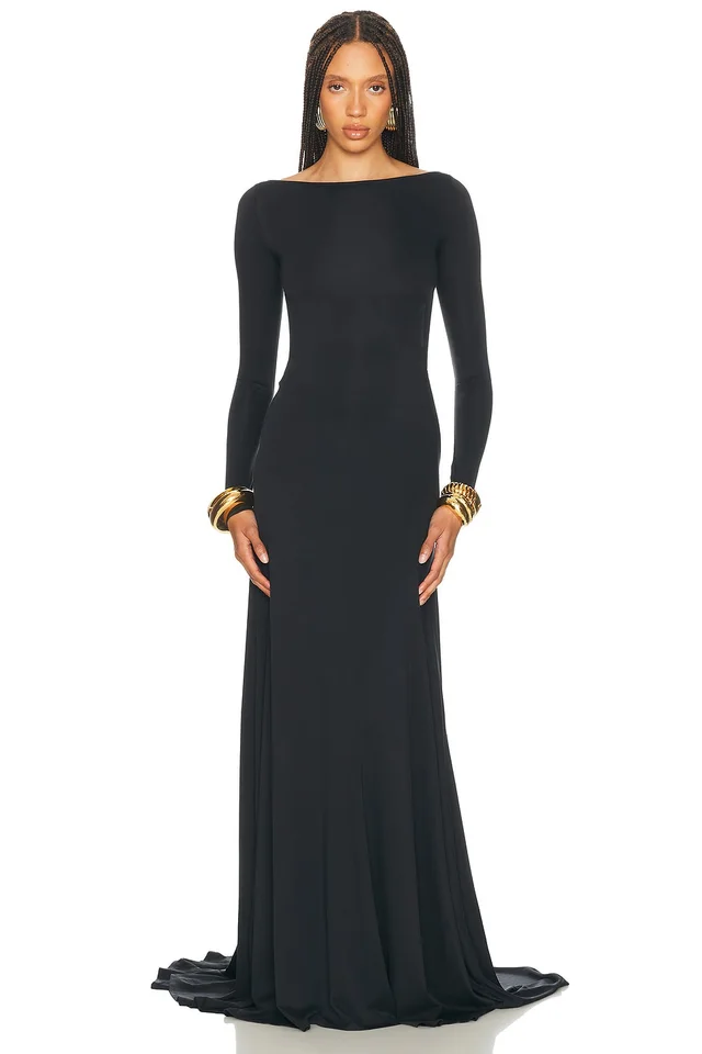 Helsa The Heidi Dress in Black, photo 2 of 2 from FWRD