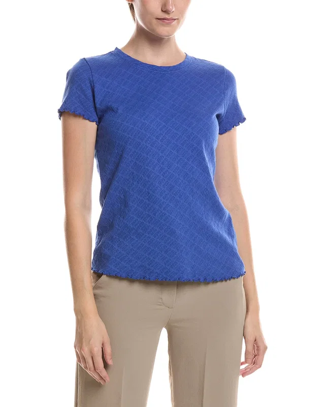 NIC+ZOE Lace Knit T Shirt, image 1 of 1 from Gilt