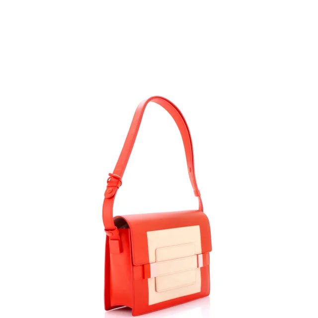 Delvaux Madame Shoulder Bag Leather PM in red Leather from Rebag, photo 2 of 8