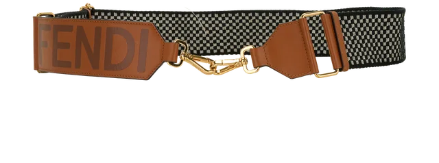 Fendi Strap You Bag Strap in Black Canvas from Designer Exchange