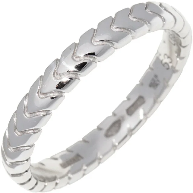Bvlgari Spiga Pt950 Platinum Ring Size 53 from LuxUness