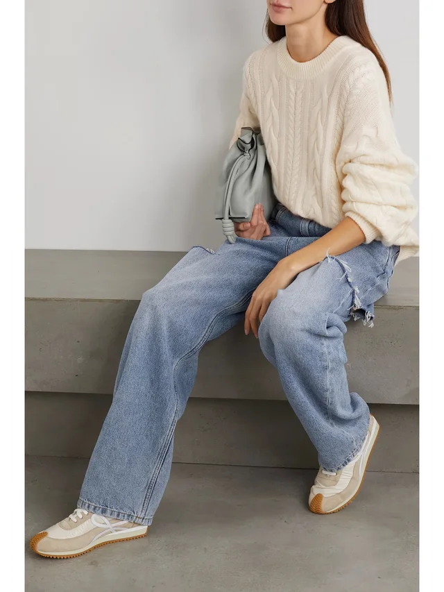 ARCH4 Marina cable-knit cashmere sweater in White, photo 2 of 2 from NET-A-PORTER (Canada)