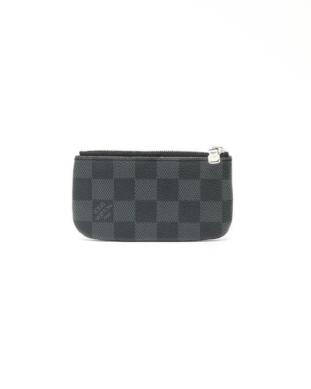 Louis Vuitton Damier Graphite Coin Purse in Grey Canvas from A Retro Tale, photo 2 of 3