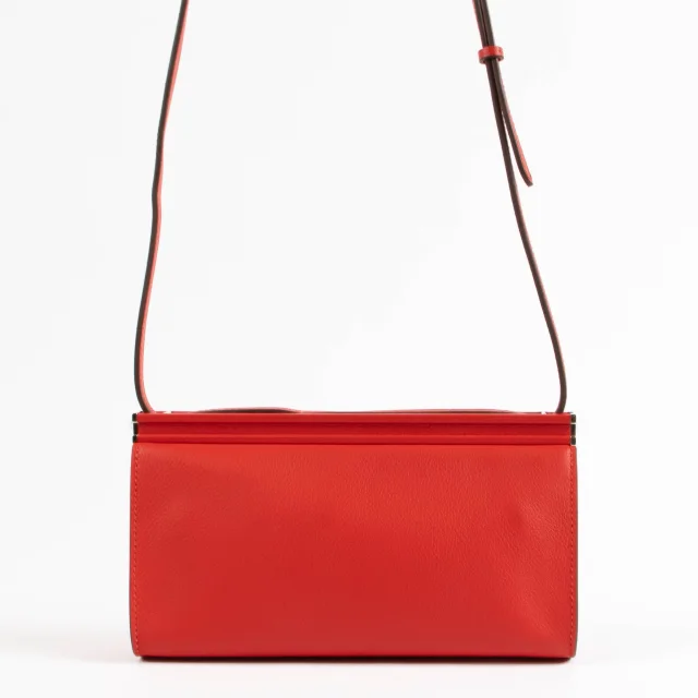 Hermès Clic H 21 Rouge Piment Evercolor GHW Bag in Red Leather from Labellov, photo 4 of 9
