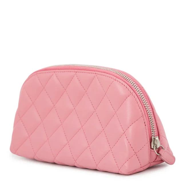 Chanel Matelasse Pouch PinkA48985 Lambskin in Lambskin from GALLERY RARE, photo 2 of 15