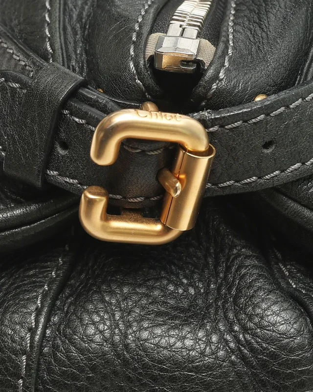 Chloé Medium Paddington Handbag in Caviar leather from A Retro Tale, photo 9 of 13