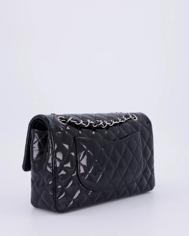 Chanel Medium Double Flap Bag in Black Patent leather from Sellier, photo 7 of 18