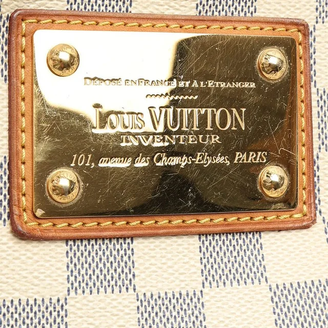 Louis Vuitton Damier Azur Galliera PM Bag in Canvas from A Retro Tale, photo 8 of 10