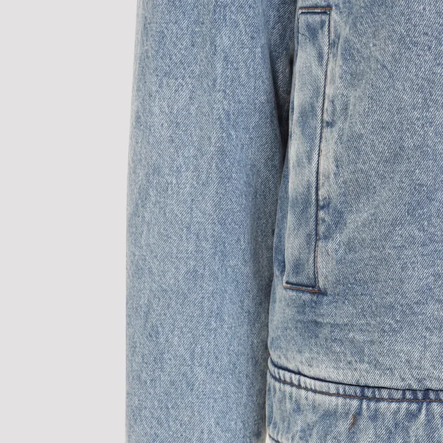 Ami Paris AMI Zipped Denim Jacket, photo 5 of 5 from SENSER
