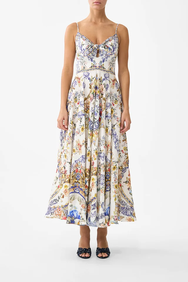 Camilla eBoutique LONG DRESS WITH TIE FRONT THE POTTERY PARLOUR from CAMILLA, photo 1 of 1