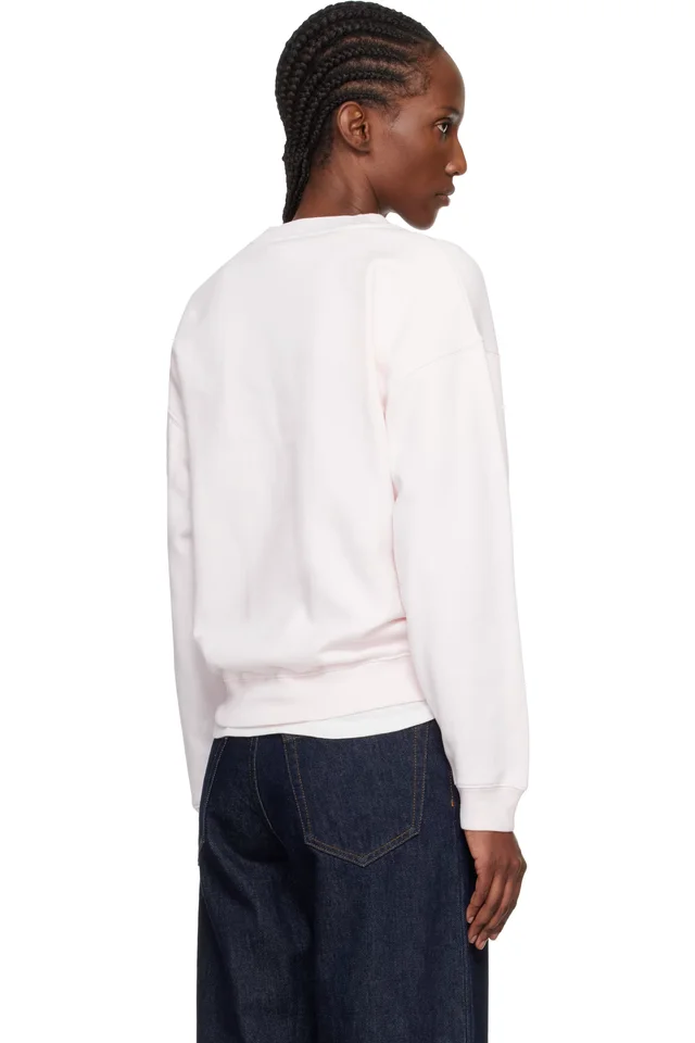 Pink Spencer 'Anine Bing' Sweatshirt, photo 3 of 4 from SSENSE