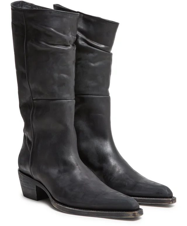 KHAITE Clive boots in Black 100% calf leather, photo 3 of 8 from 24S (Canada)