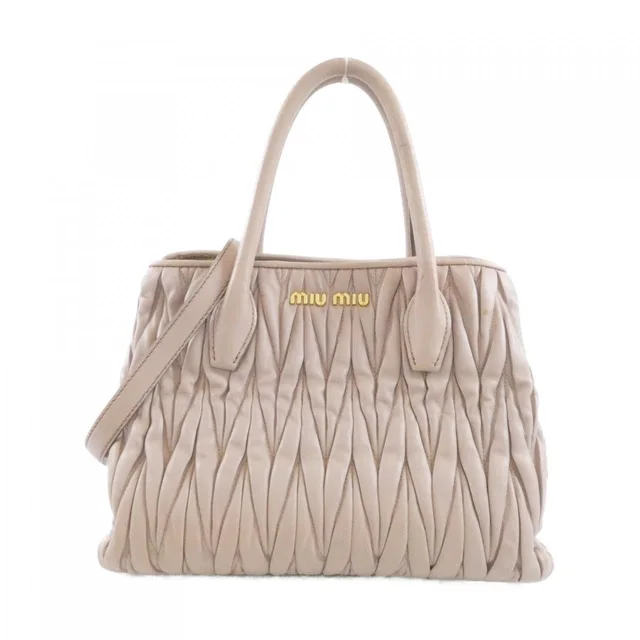 Miu Miu ミュウミュウ RN1069 バッグ in CAMMEO(カメオ) / GOLD(ゴールド)金具 MATELASSE’ from KOMEHYO
