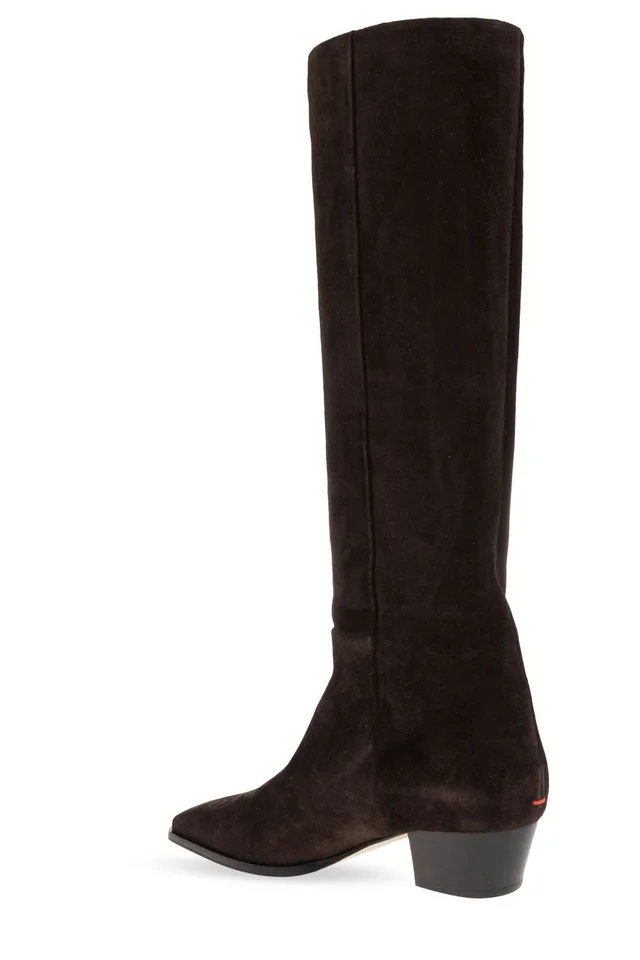 Aeyde Medea Block Heel Knee-High Boots, photo 3 of 6 from SENSER