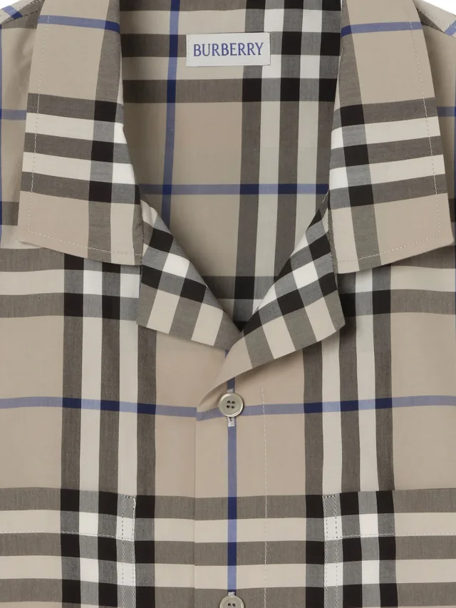 Burberry Check cotton poplin shirt, photo 2 of 2 from FARFETCH